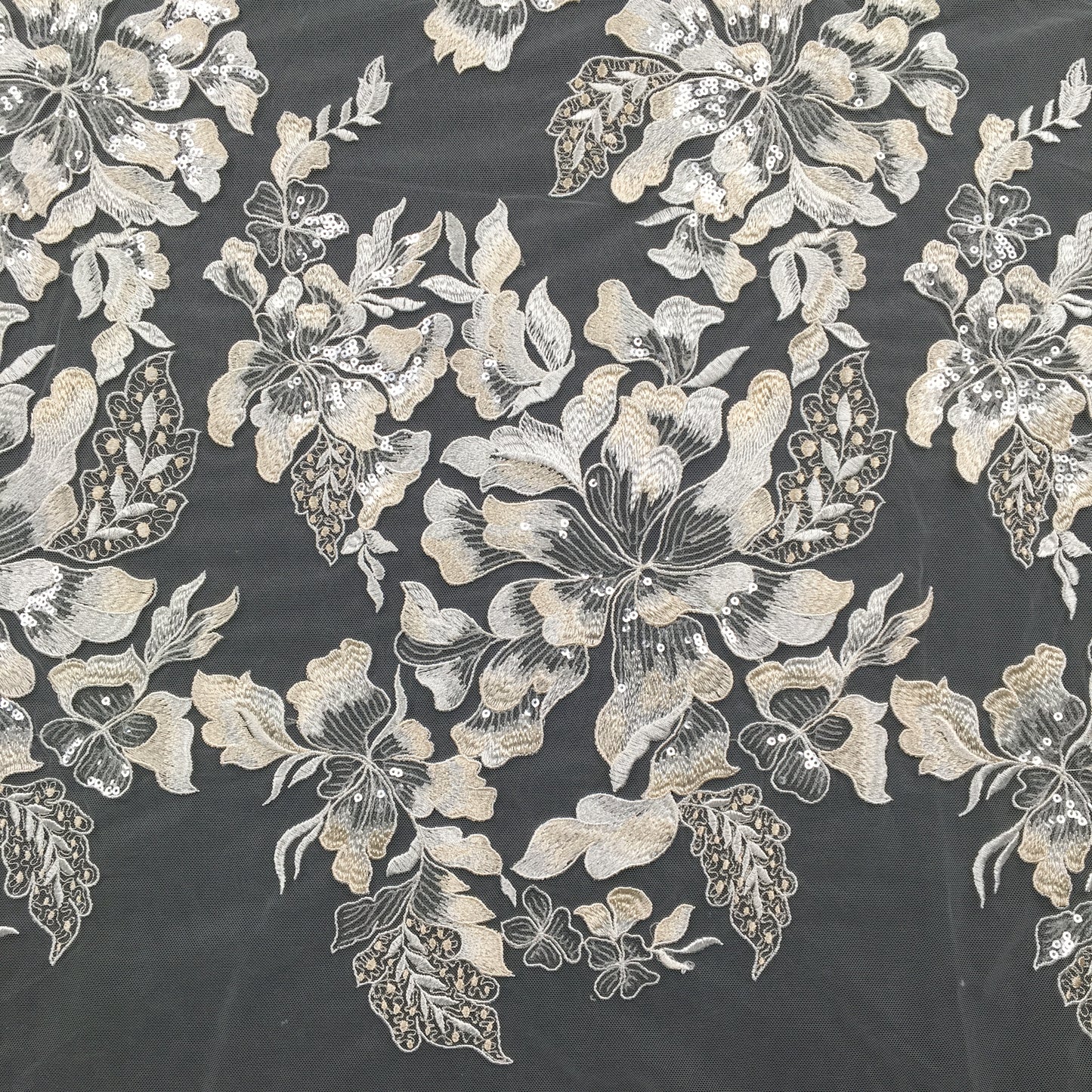 High grade flat embroidery lace