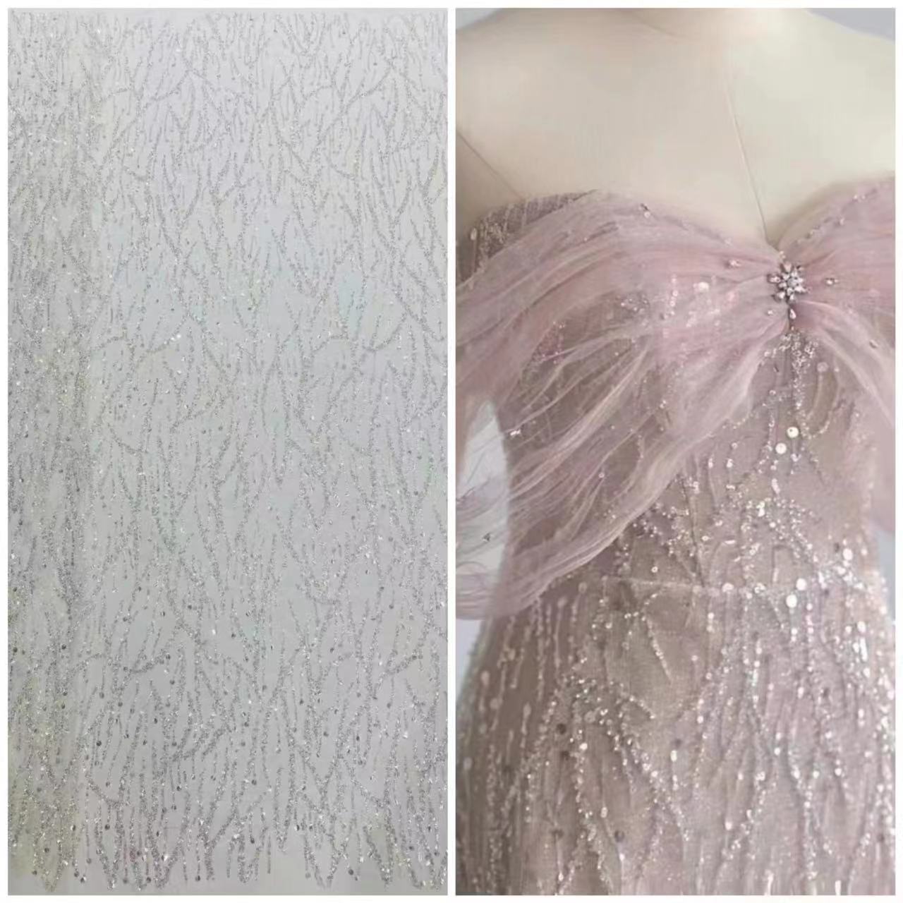 Line style for bridal dress