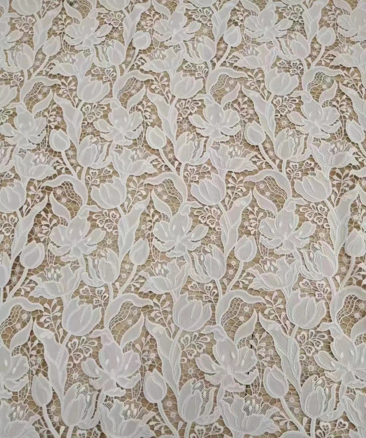 Water-soluble lace