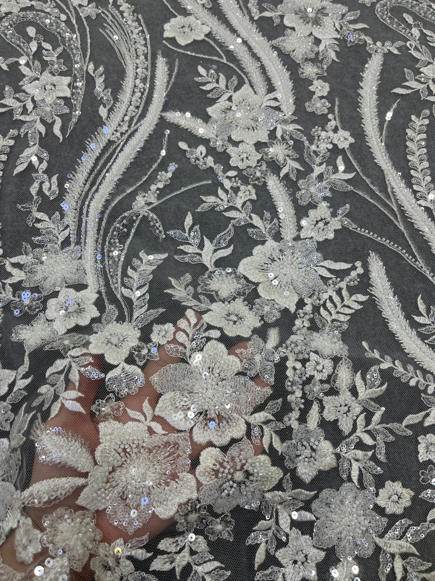 Bridal lace fabric