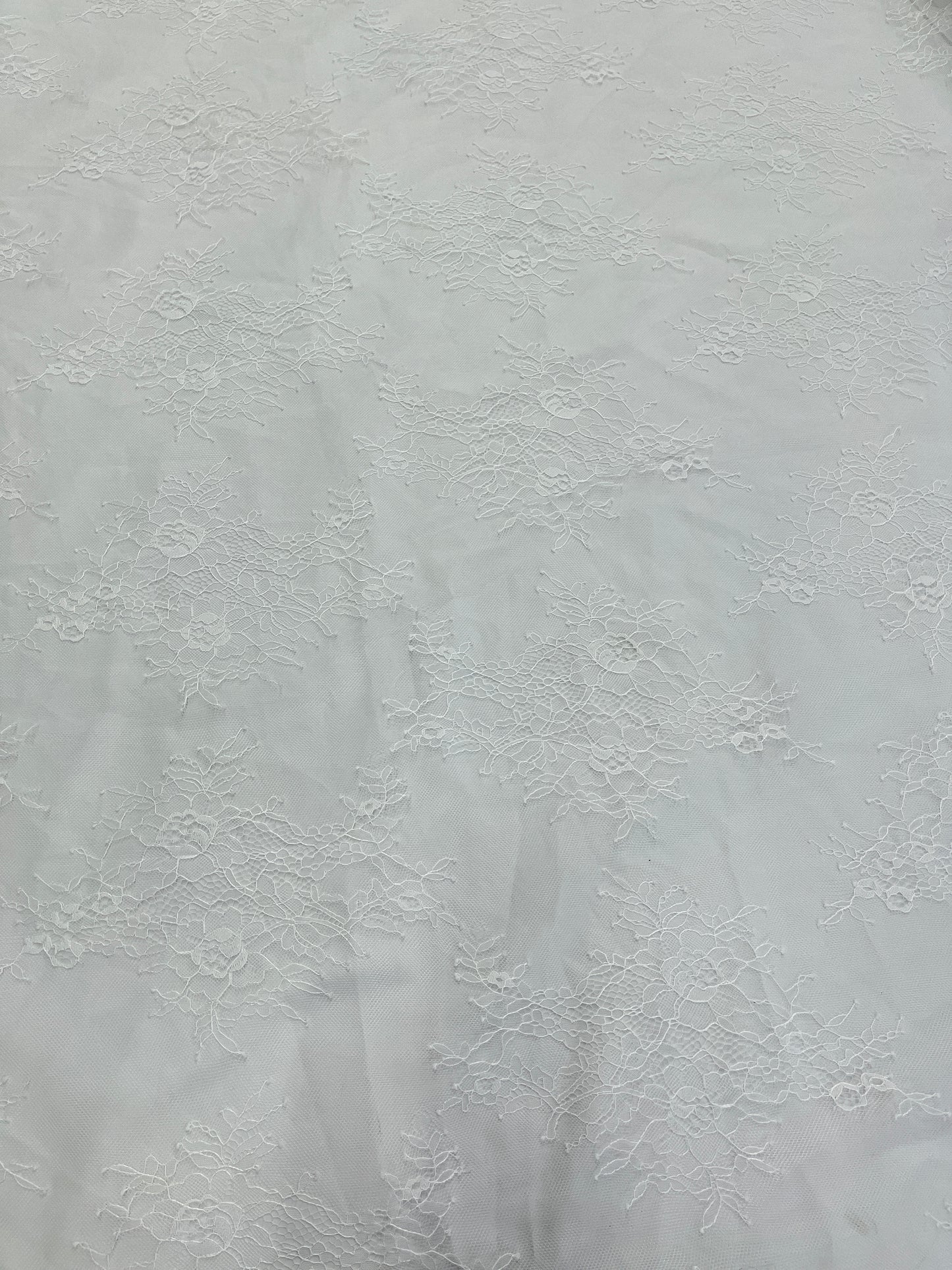 Lace used as a base for clothing