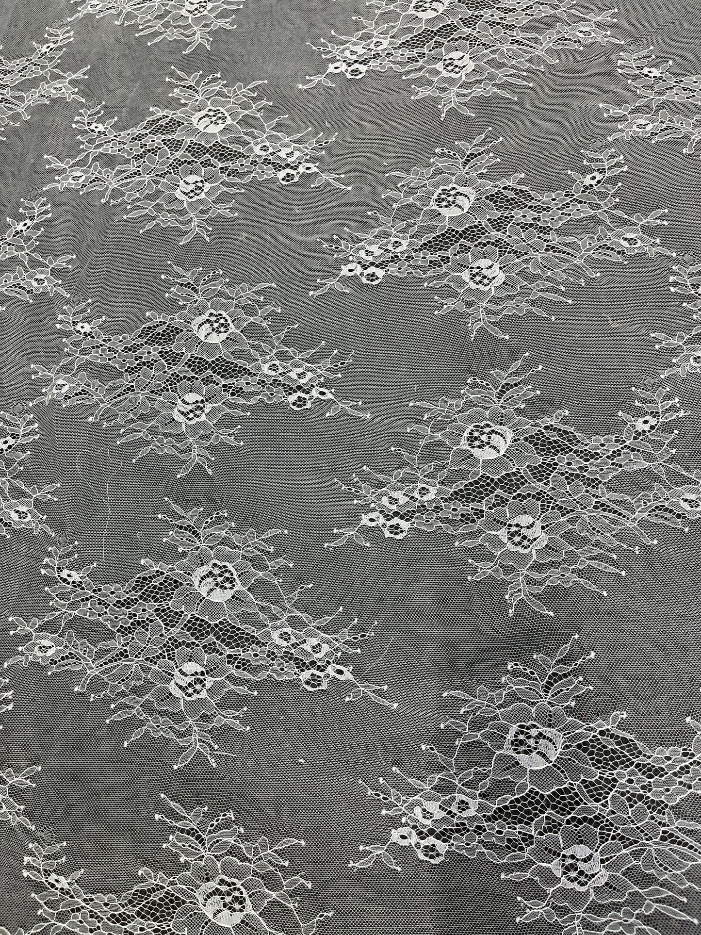 Lace used as a base for clothing