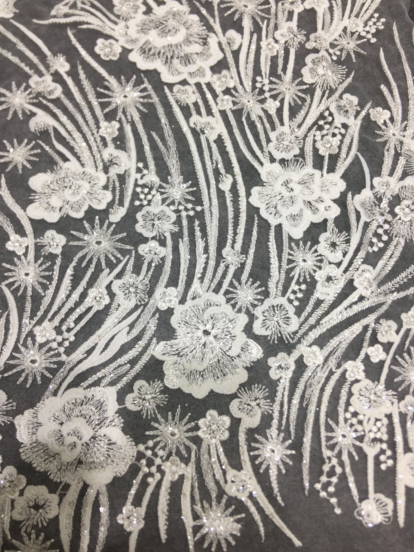 Plain embroidery lace