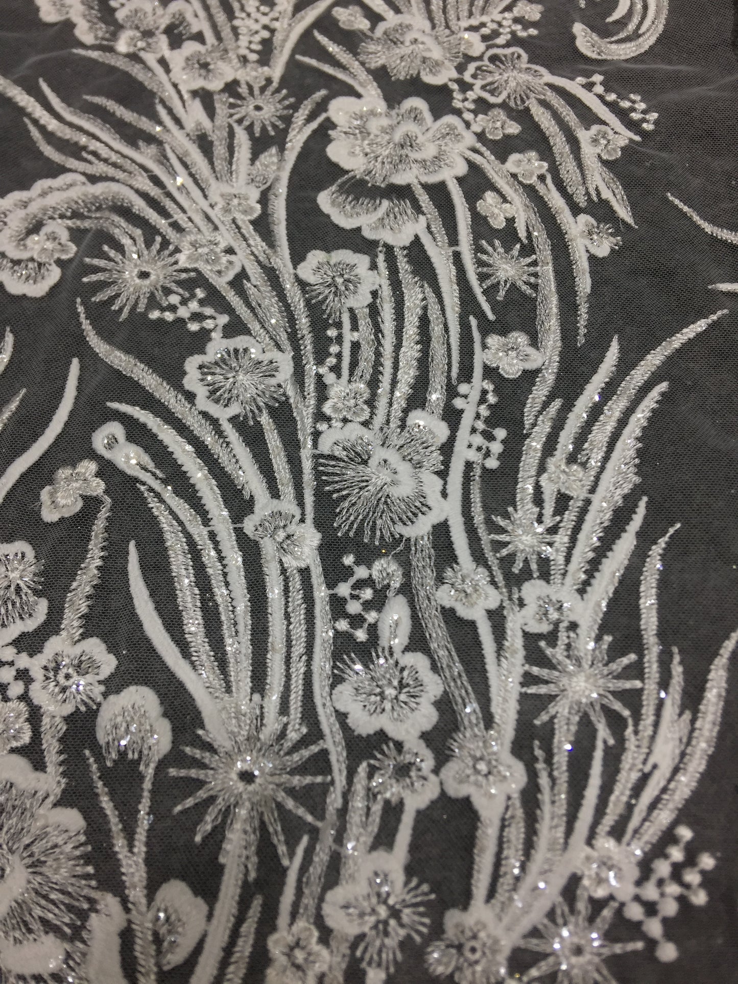 Plain embroidery lace