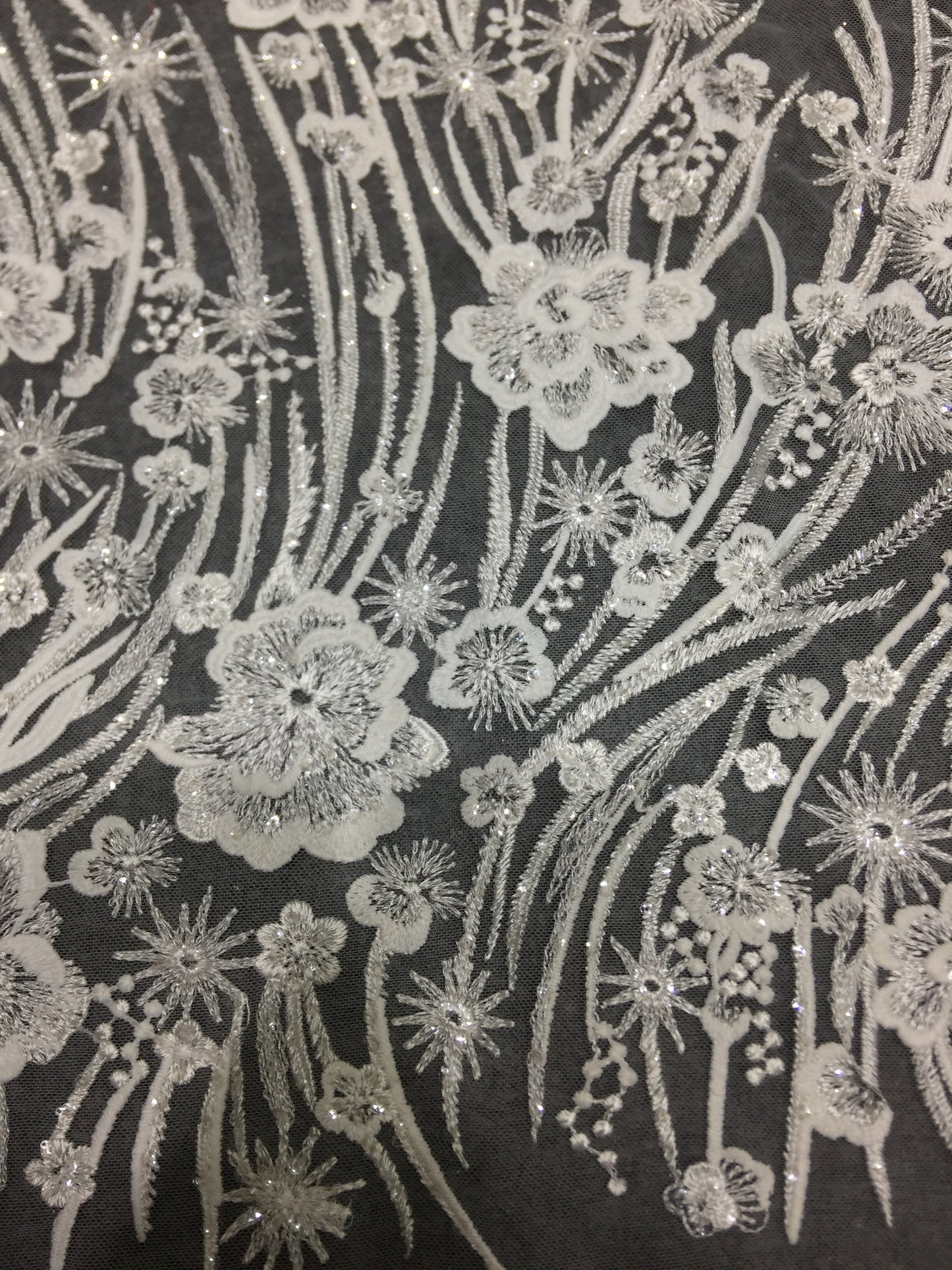 Plain embroidery lace